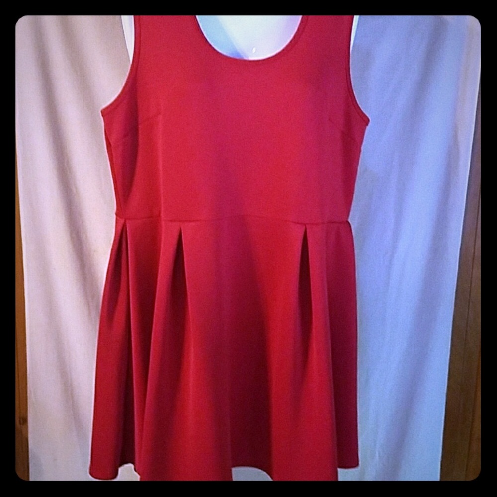 NWT | Nicki Minaj | Red Skater Dress | Large